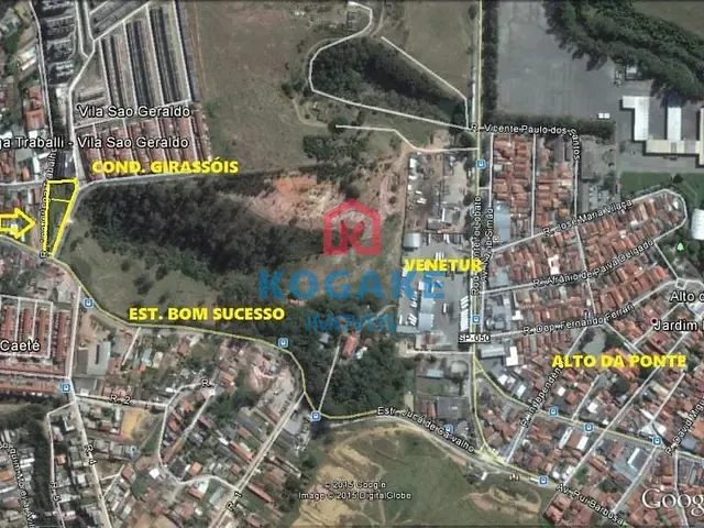 Terreno com 2033m², à venda, no bairro Vila São Geraldo em São José dos Campos