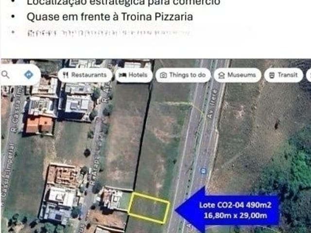 Foto do Terreno - Terreno à venda, 490 m² por R$ 2.000.000,00 - Condomínio Residencial Alphaville - São José dos Campos/SP | INDEPENDENCE NEGOCIOS IMOBILIARIOS LTDA