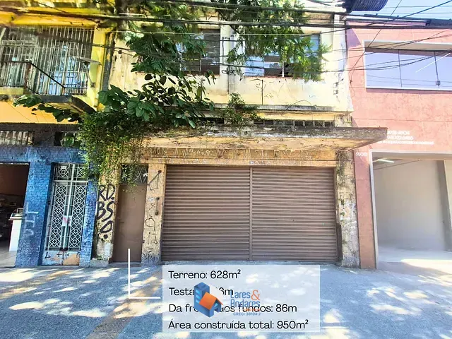 Terreno com 628m², à venda, no bairro Tatuapé em São Paulo