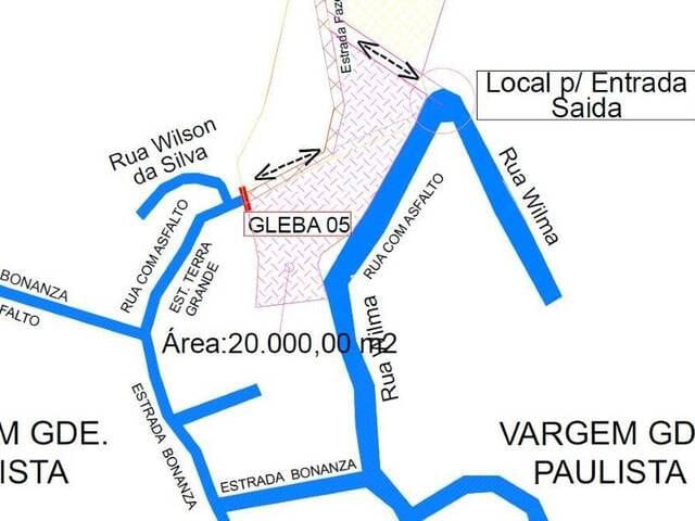 Terreno com 20000m², à venda, no bairro Capela de São Pedro em Vargem Grande Paulista