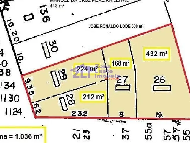 Terreno com 1100m², à venda, no bairro Quinta da Paineira em São Paulo