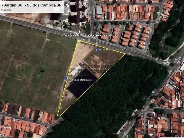 Terreno com 14602m², à venda, no bairro Jardim Sul em São José dos Campos