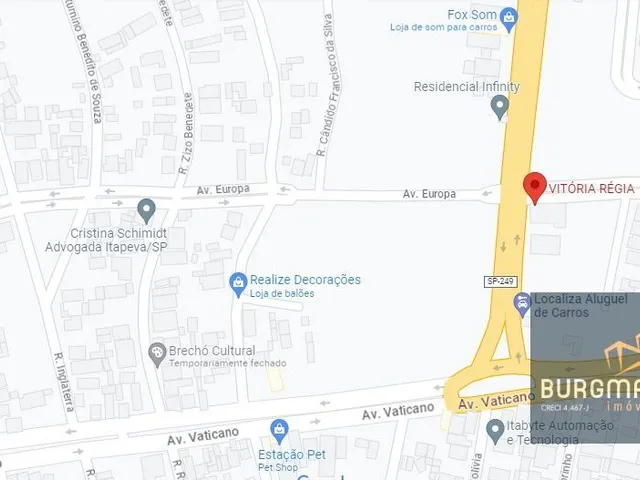 Terreno com 408m², à venda, no bairro Jardim Europa em Itapeva