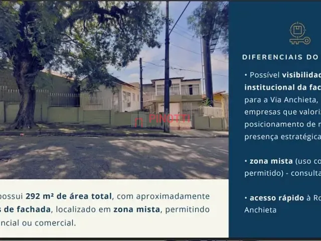 Terreno à venda, no bairro Jardim Maria Cecília em São Bernardo do Campo