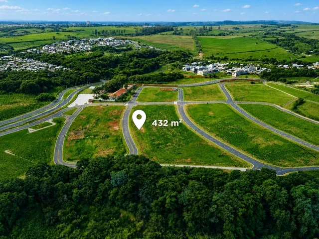 Foto do Terreno - Lote em condomínio para venda em Alphaville Dom Pedro Zero, 432m² | Lares e Andares Imóveis