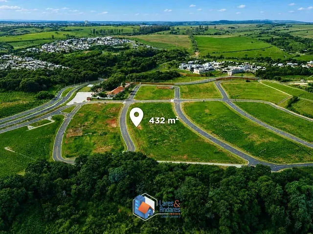 Terreno com 432m² 1 quarto e 1 banheiro, à venda, no bairro Alphaville Dom Pedro Zero em Campinas