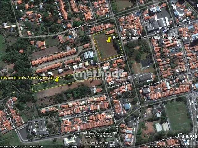 Terreno com 8672m², à venda, no bairro Vila Modesto Fernandes em Campinas