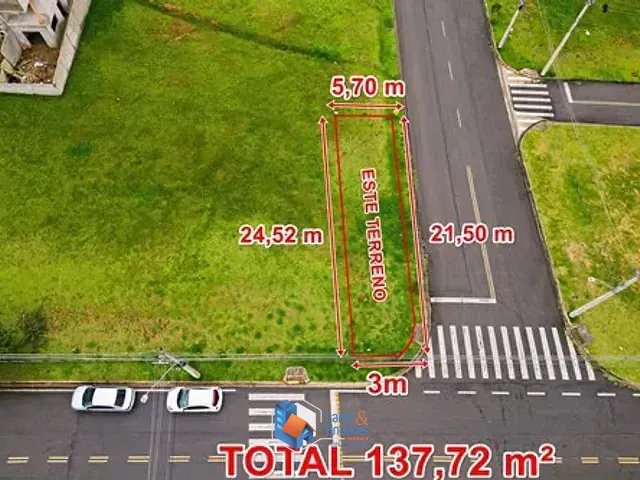 Terreno com 137m² 1 quarto e 1 banheiro, à venda, no bairro Jardim Atalaia em Cotia