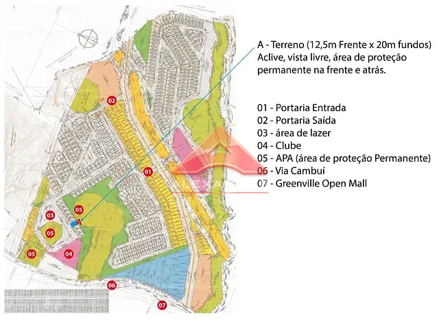 Terreno com 250m², à venda, no bairro Putim em São José dos Campos