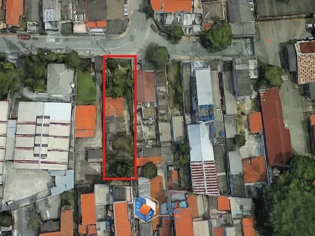 Terreno com 638m², à venda, no bairro Jardim Stella em Santo André