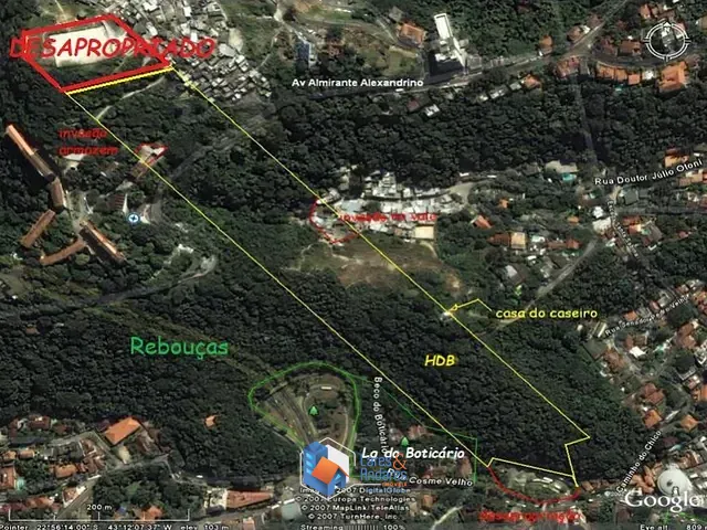 Terreno com 66000m², à venda, no bairro Cosme Velho em Rio De Janeiro