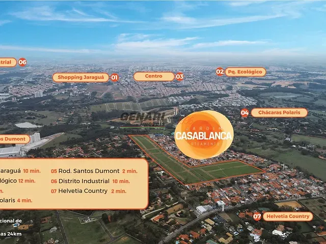 Terreno com 203m², à venda, no bairro Chácaras Alvorada em Indaiatuba