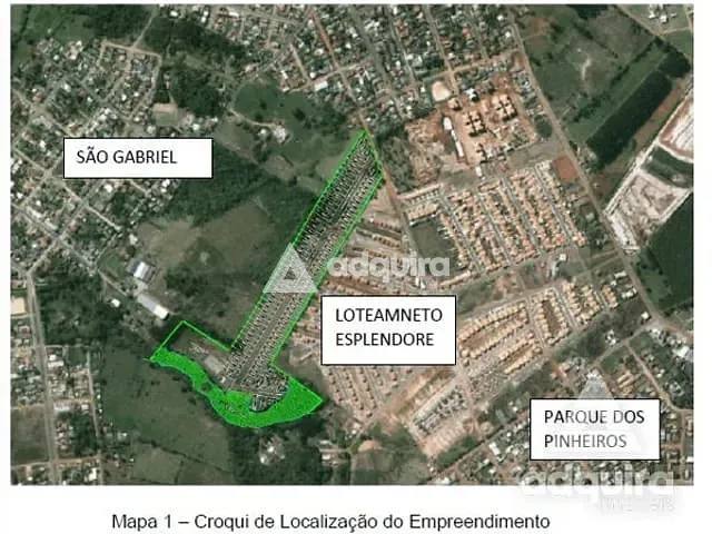 Terreno à venda, no bairro Uvaranas em Ponta Grossa