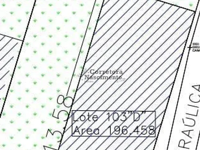 Terreno com 196m², à venda, no bairro Jardim Colinas em Jacareí