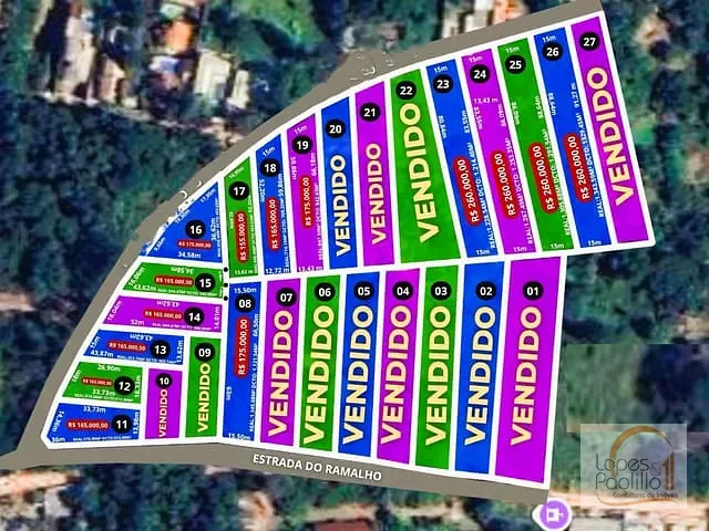 Terreno com 519m², à venda, no bairro Jardim Estância Brasil em Atibaia
