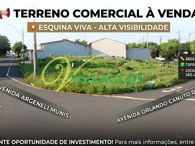 Terreno com 304m², à venda, no bairro Jardim Arroyo em São José do Rio Preto