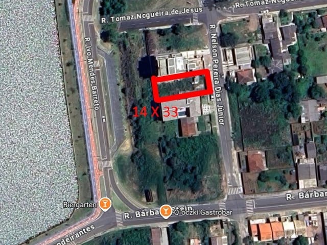 Terreno à venda, frente para o lago de Olarias, Ponta Grossa, PR