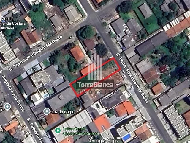 Terreno com 630m², à venda, no bairro Jardim Carvalho em Ponta Grossa