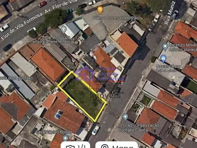 Terreno com 180m², à venda, no bairro Vila Formosa em São Paulo