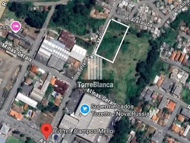 Terreno com 4839m², à venda, no bairro Boa Vista em Ponta Grossa