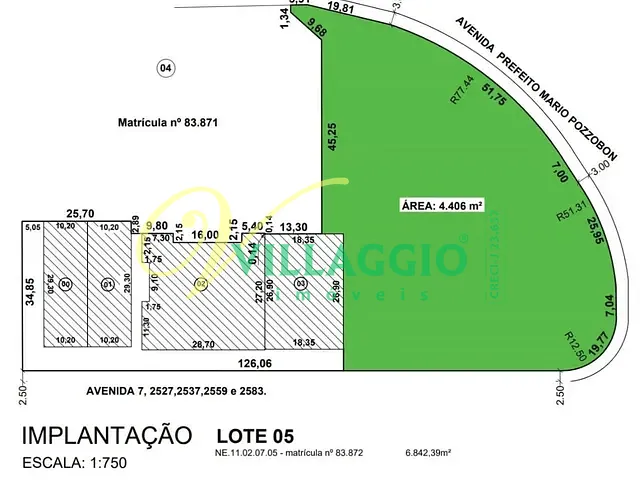 Terreno com 4406m², à venda, no bairro Primeiro Distrito Industrial em Votuporanga