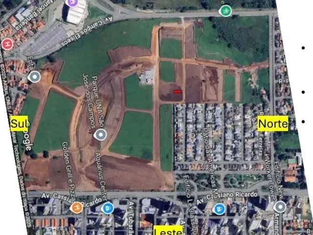 Terreno com 399m², à venda, no bairro Jardim Alvorada em São José Dos Campos
