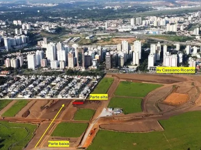 Terreno com 399m², à venda, no bairro Jardim Alvorada em São José Dos Campos