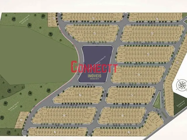 Terreno com 285m², à venda, no bairro Vila Cristal em Brodowski