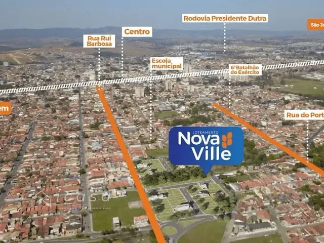 Terreno com 175m², à venda, no bairro Jardim São José em Caçapava