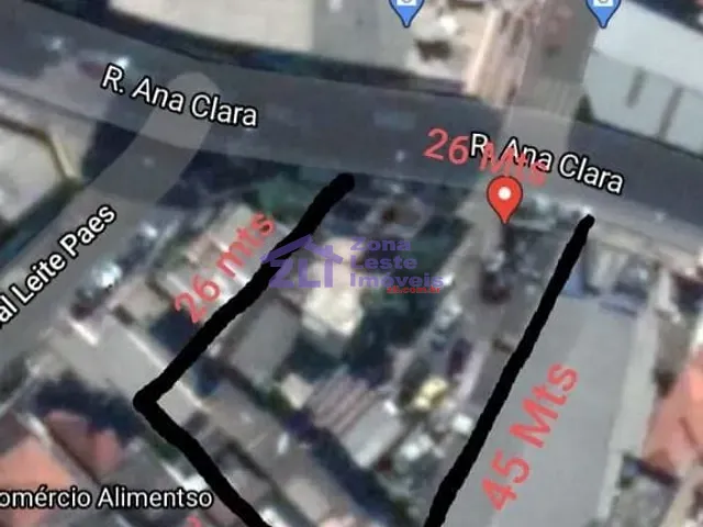 Terreno com 1054m², à venda, no bairro Vila Oratório em São Paulo
