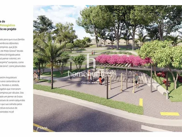 Terreno com 410m², à venda, no bairro Alphaville Dom Pedro em Campinas