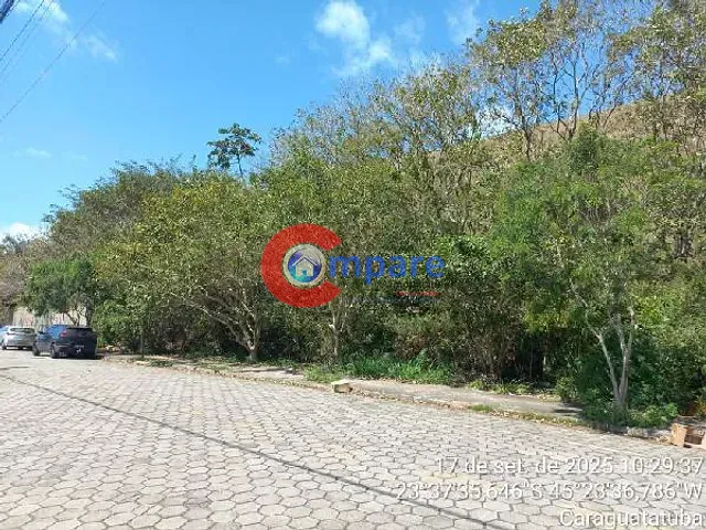 Terreno com 50m² 1 quarto e 1 banheiro, à venda, no bairro LOTEAMENTO BALNEARIO CAMBURI em Caraguatatuba