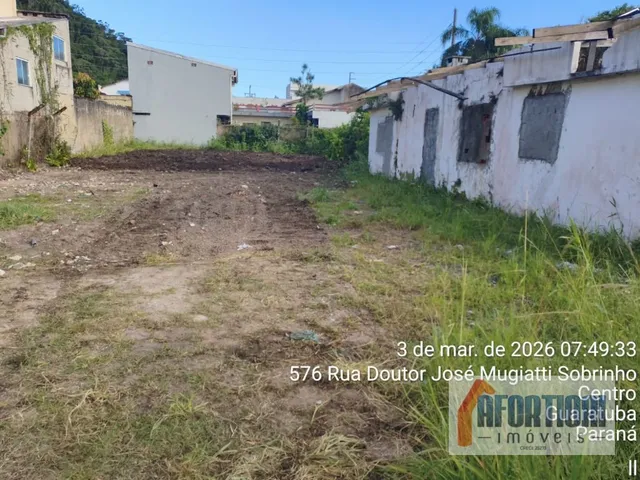 Terreno à venda, no bairro Centro em Guaratuba