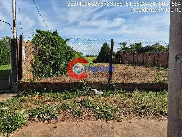 Terreno com 50m² 1 quarto e 1 banheiro, à venda, no bairro CEP: 19110-017 em Presidente Prudente