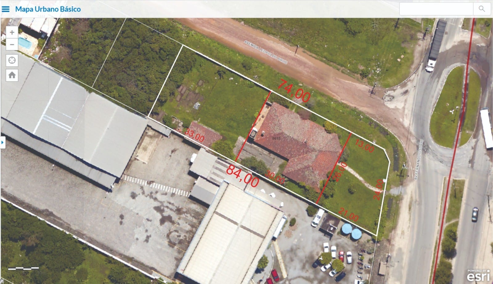 Terreno de esquina à venda na Av. Fernando Osório, Pelotas - com 2.040 m² de área total e ótimo potencial de valorização. - 24