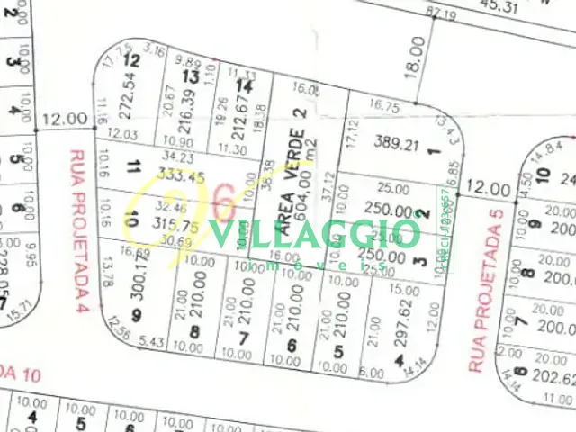 Terreno com 333m², à venda, no bairro Residencial Vila Verde em São José do Rio Preto