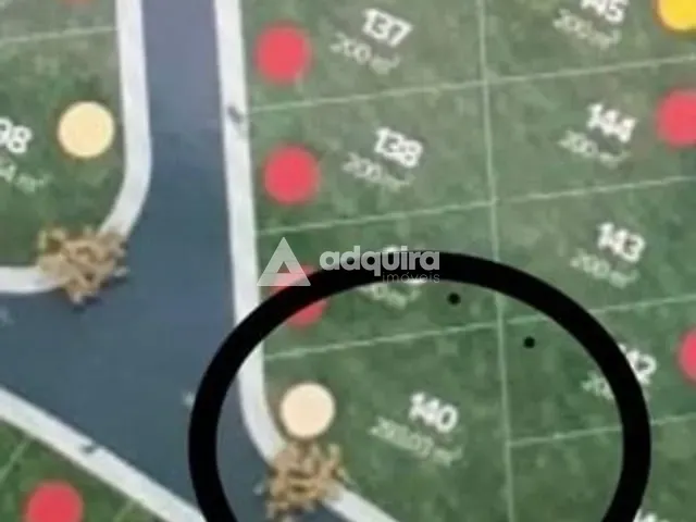 Terreno com 300m², à venda, no bairro Cará-cará em Ponta Grossa