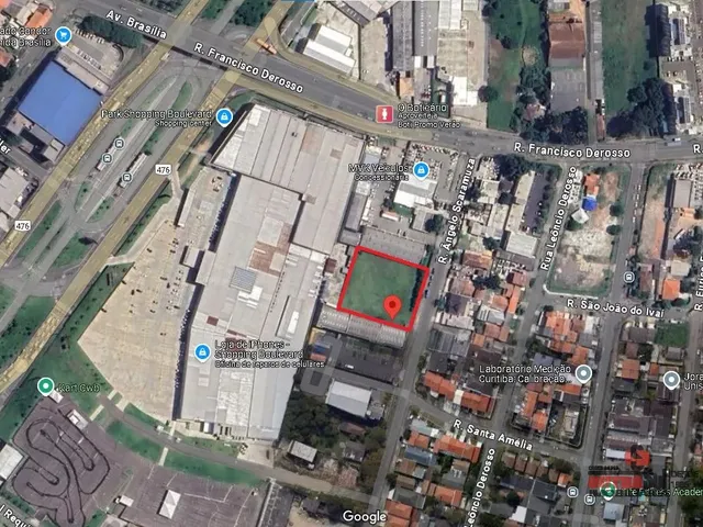 Terreno com 3003m², à venda, no bairro Xaxim em Curitiba