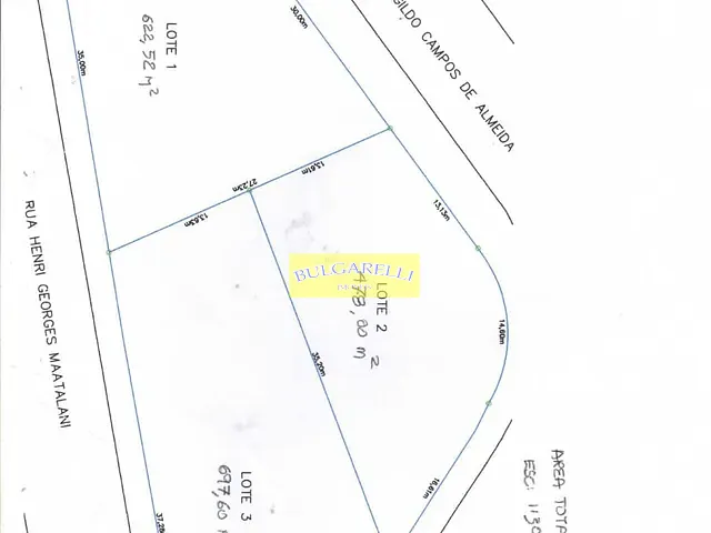 Terreno com 1798m², à venda, no bairro Jardim Paulista II em Jundiaí