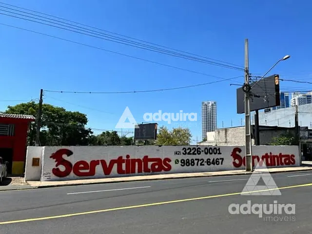 Terreno com 600m², para alugar, no bairro Centro em Ponta Grossa