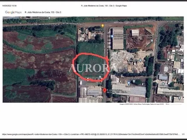 Terreno com 3228m², à venda, no bairro Cilo 3 em Londrina