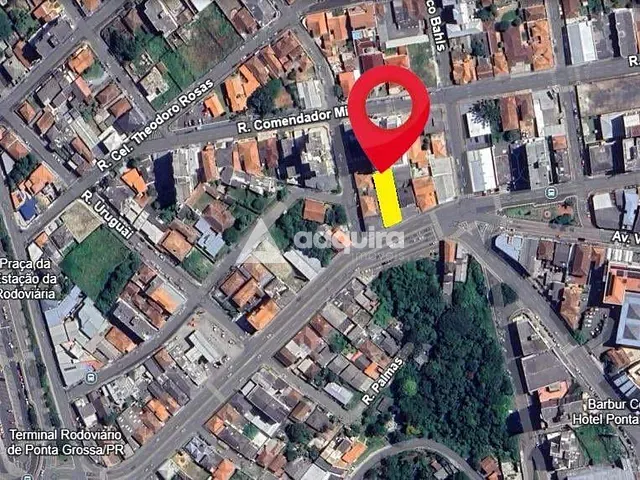 Terreno com 457m², à venda ou para alugar, no bairro Centro em Ponta Grossa