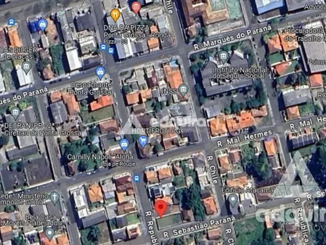 Terreno com 322m², à venda, no bairro Ronda em Ponta Grossa