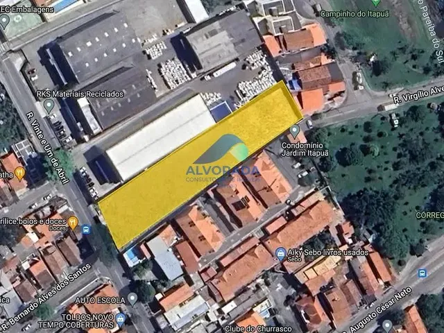 Terreno com 3000m², à venda, no bairro Eugênio de Melo em São José Dos Campos
