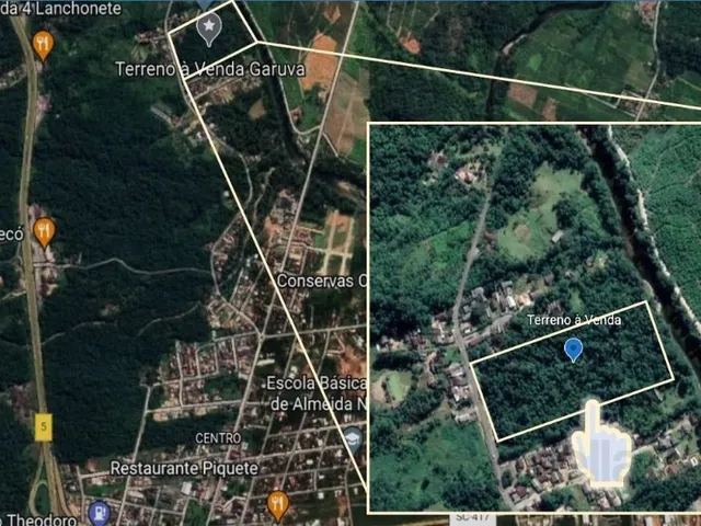 Terreno à venda, no bairro Garuva Acima em Garuva