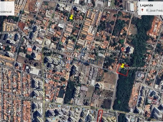 Terreno com 5009m², à venda, no bairro Mansões Santo Antônio em Campinas