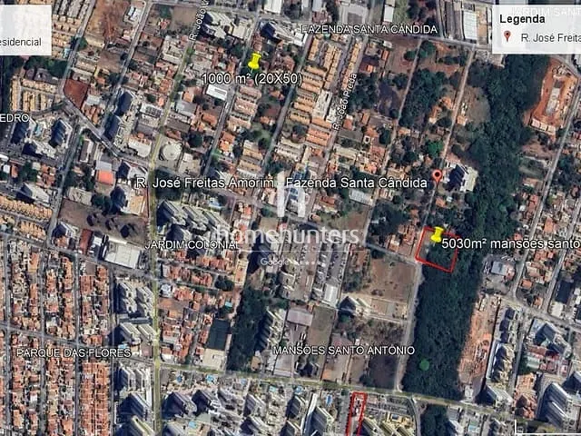 Terreno com 5009m², à venda, no bairro Mansões Santo Antônio em Campinas