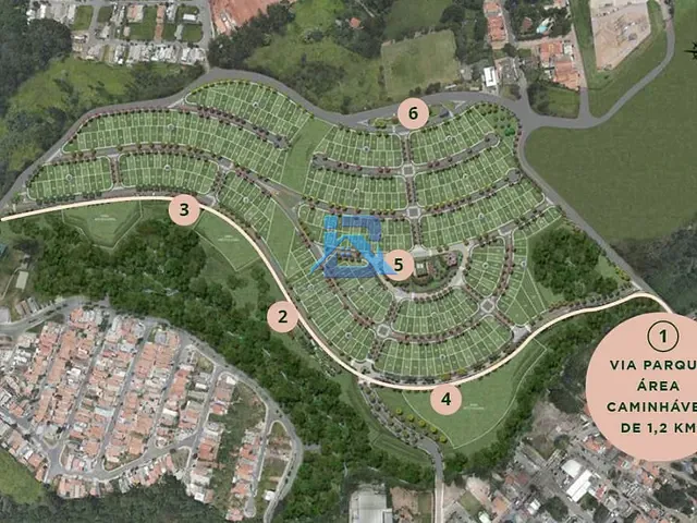 Terreno com 267m², à venda, no bairro Bairro das Brotas em Itatiba