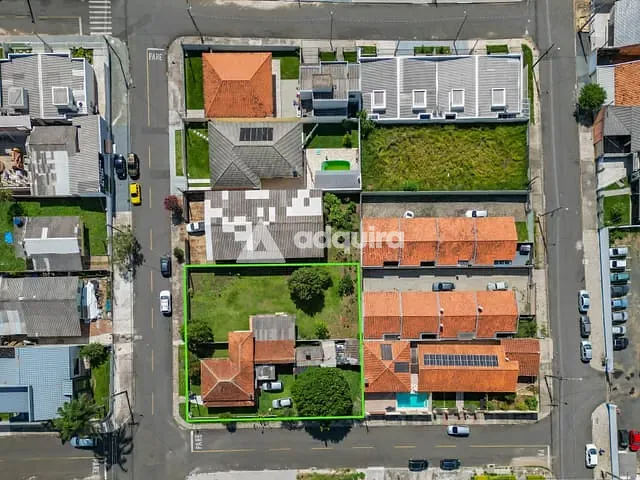 Terreno com 924m², à venda, no bairro Orfãs em Ponta Grossa