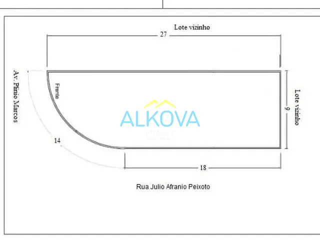 Terreno com 248m², à venda, no bairro Loteamento Villa Branca em Jacareí